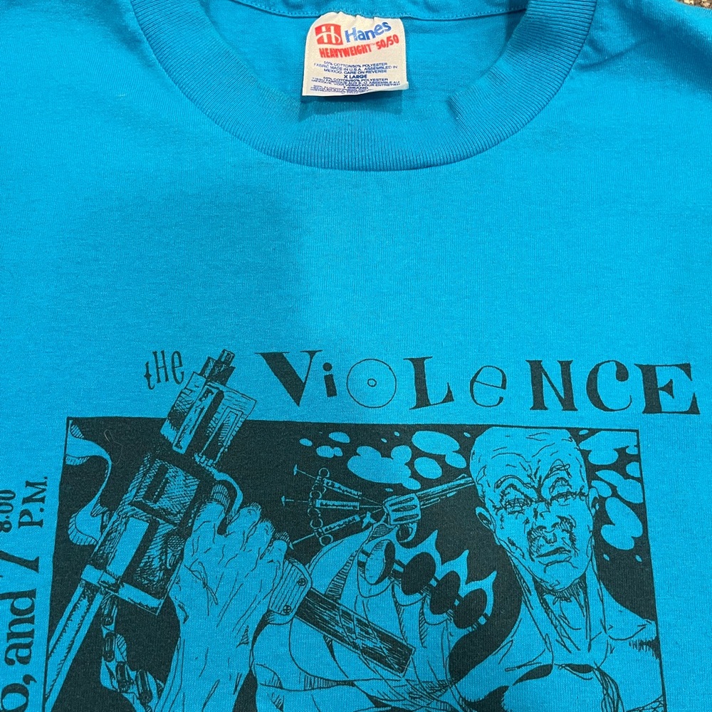 Vintage The Violence and Peace Drama Tee